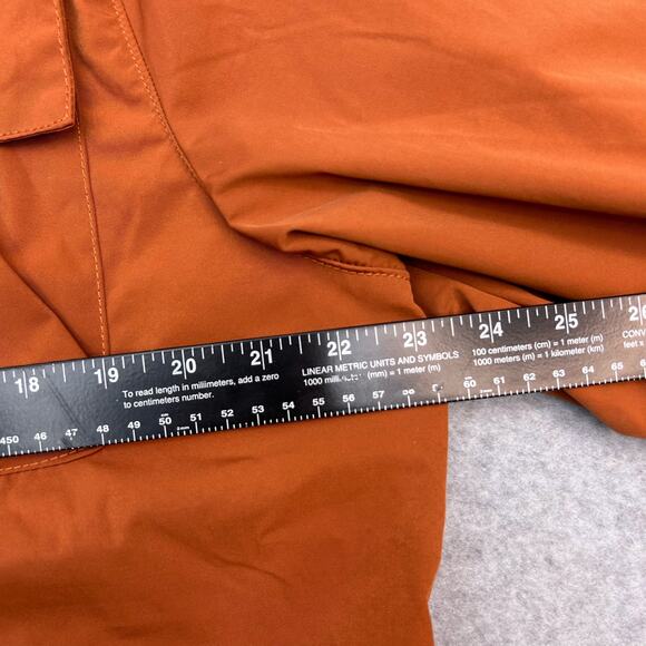 Smoke Rise Men's Nylon Utility Jacket Hood Regular Fit Rust 100% Poly Men Medium - Picture 15 of 15